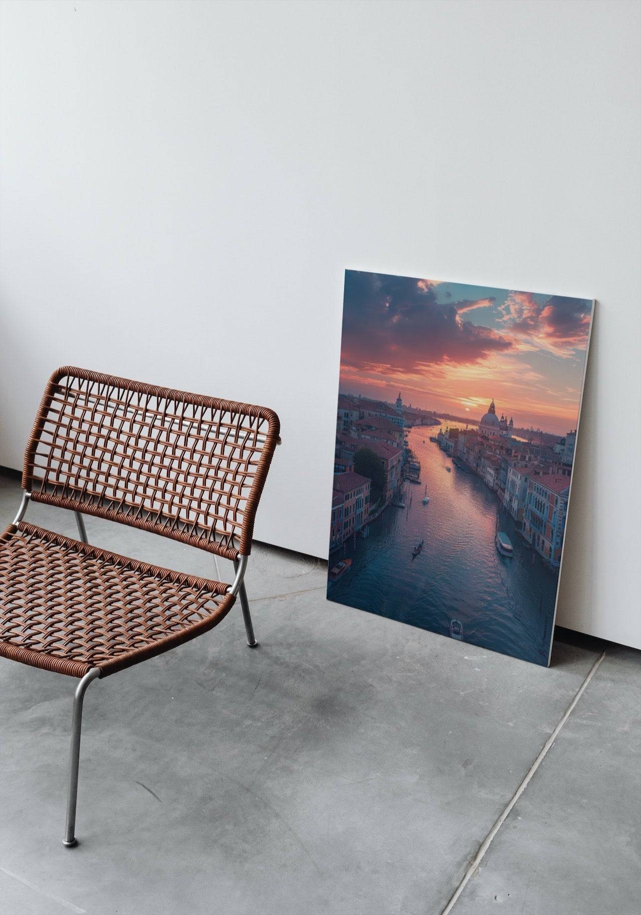 Premium Wandbild - Natur | Sonnenuntergang in Venedig