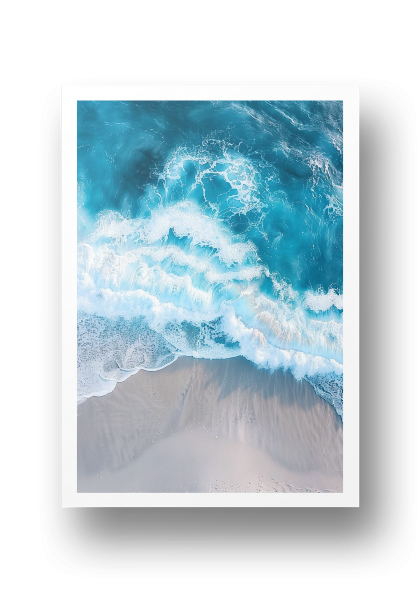 Poster - Meerblick Drone-View - Strandposter 001