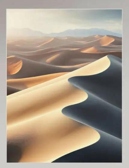 modernes Wandbild | scandinavian style artwork of desert