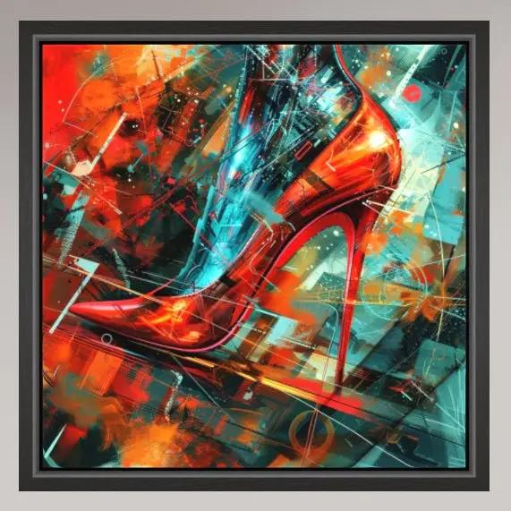 Premium Wandbild | abstract artwork of red high heel - Gilberto Morét