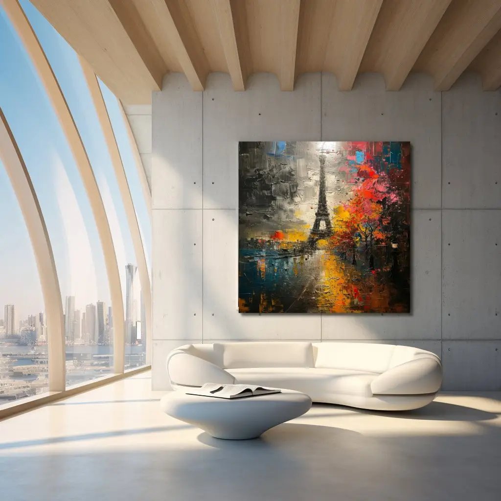 Premium Wandbild | Paris City Artwork - Gilberto Morét